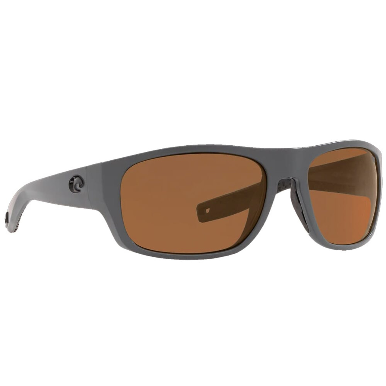 Costa Tico Matte Gray Frame Sunglasses w/ Copper 580P Lenses TCO-98-OCP
