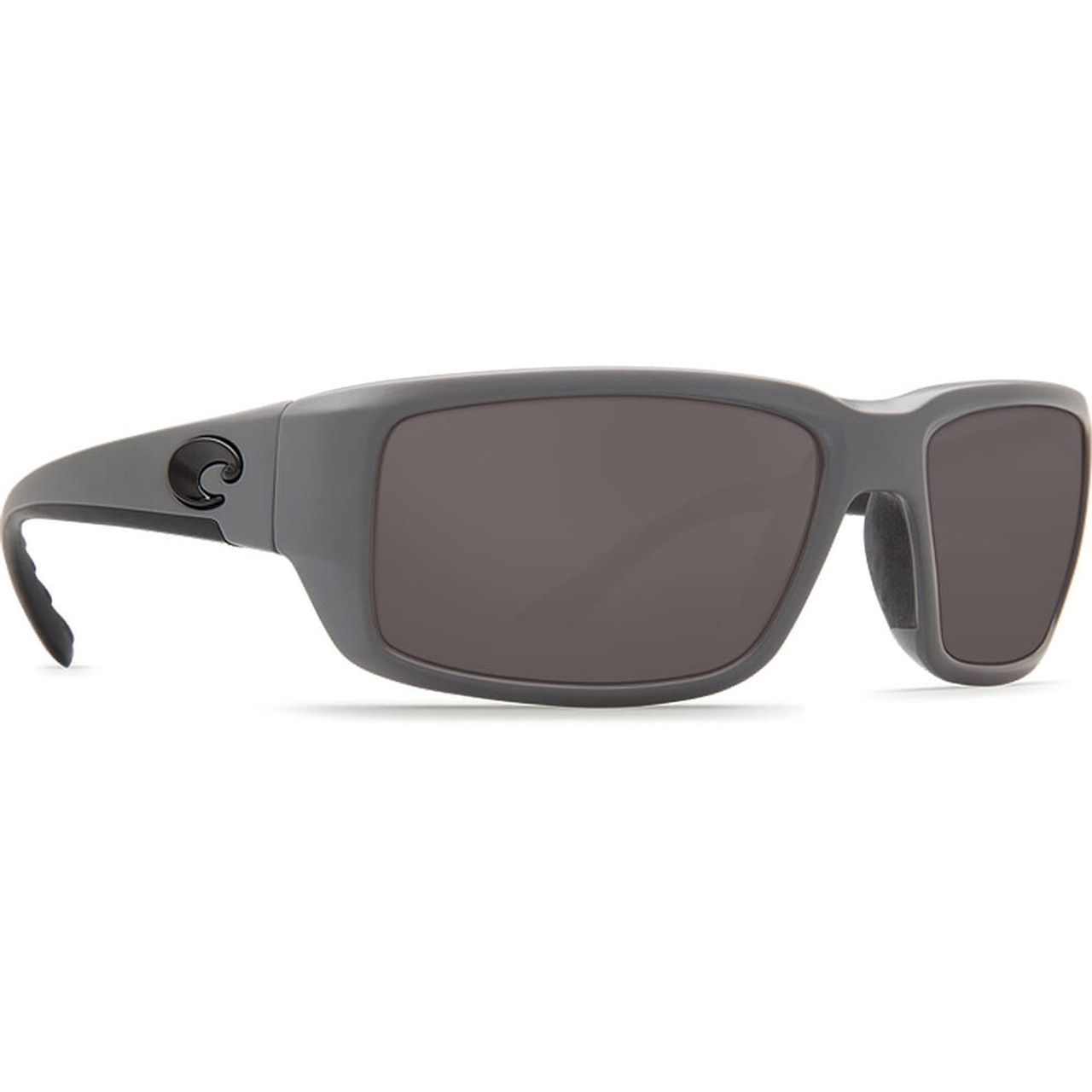 Costa Fantail Matte Gray Frame Sunglasses w/ Gray 580P Lenses TF-98-OGP