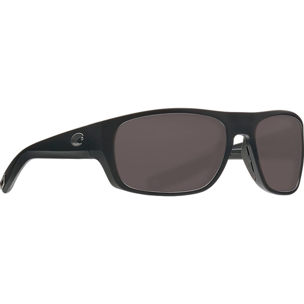 Costa Tico Matte Black Frame Sunglasses w/ Gray 580G Lenses TCO-11-OGGLP