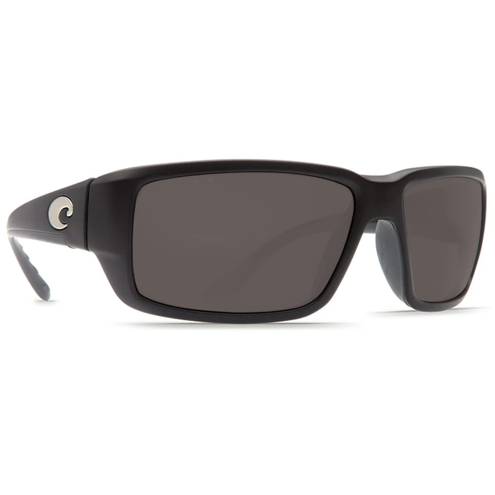 Costa Fantail Matte Black Frame Sunglasses w/ Gray 580G Lenses TF-11-OGGLP