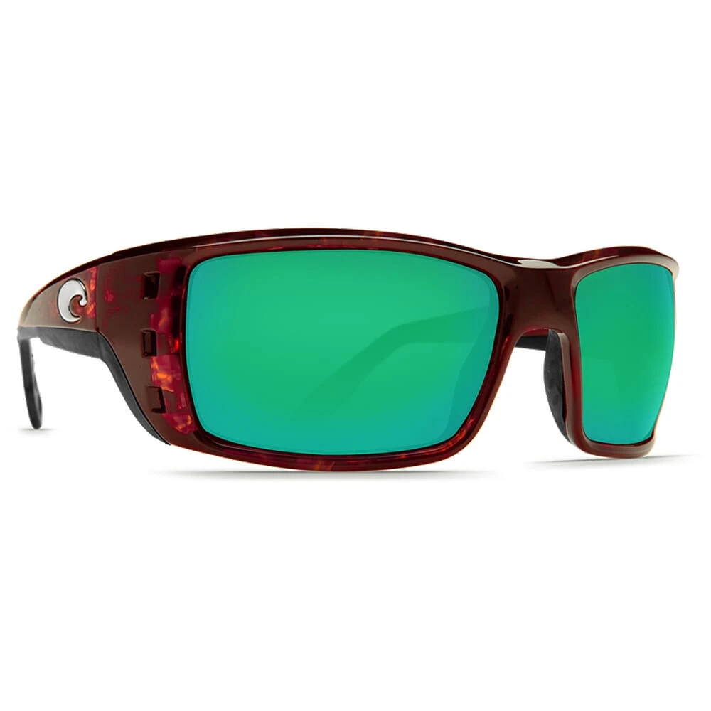 Costa Permit Tortoise Frame Sunglasses w/Green Mirror 580G Lenses 06S9022-90221862
