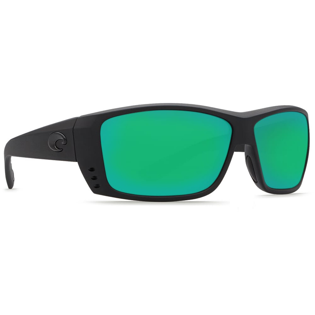 Costa Cat Cay Blackout Frame Sunglasses w/Green Mirror 580G Lenses 06S9024-90241261