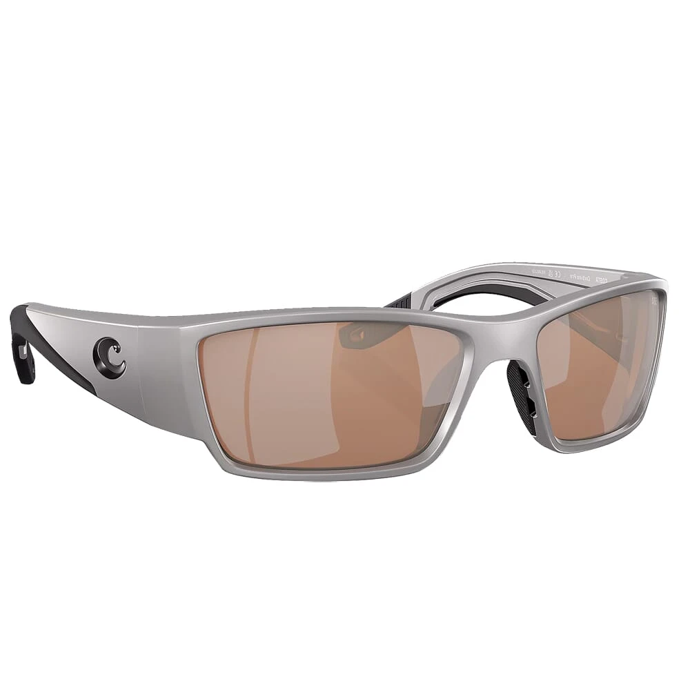 Costa Corbina Pro Silver Metallic Frame Sunglasses w/Copper Silver Mirror 580G Lenses 06S9109-91090861