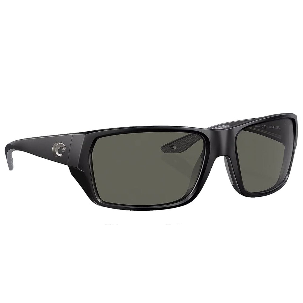 Costa Tailfin Matte Black Frame Sunglasses w/Gray 580G M Lenses 06S9113-91130160