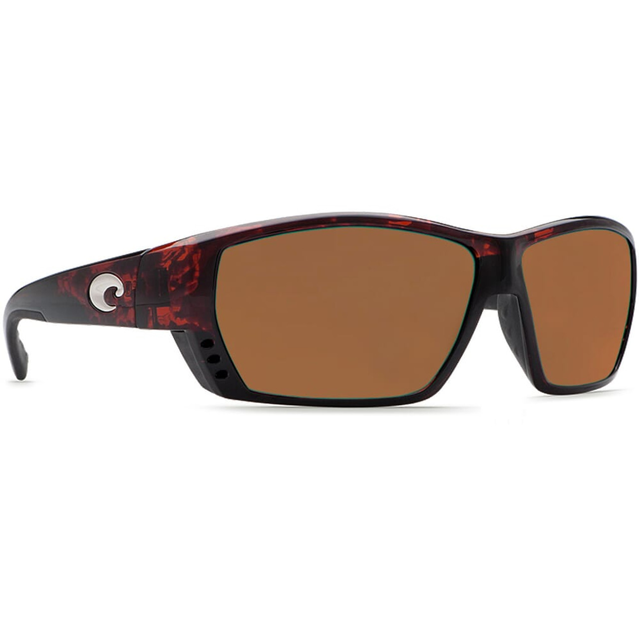 Costa Tuna Alley Tortoise Frame Sunglasses w/Copper 580P C-Mate 2.50 Lenses 06S7008-00010662