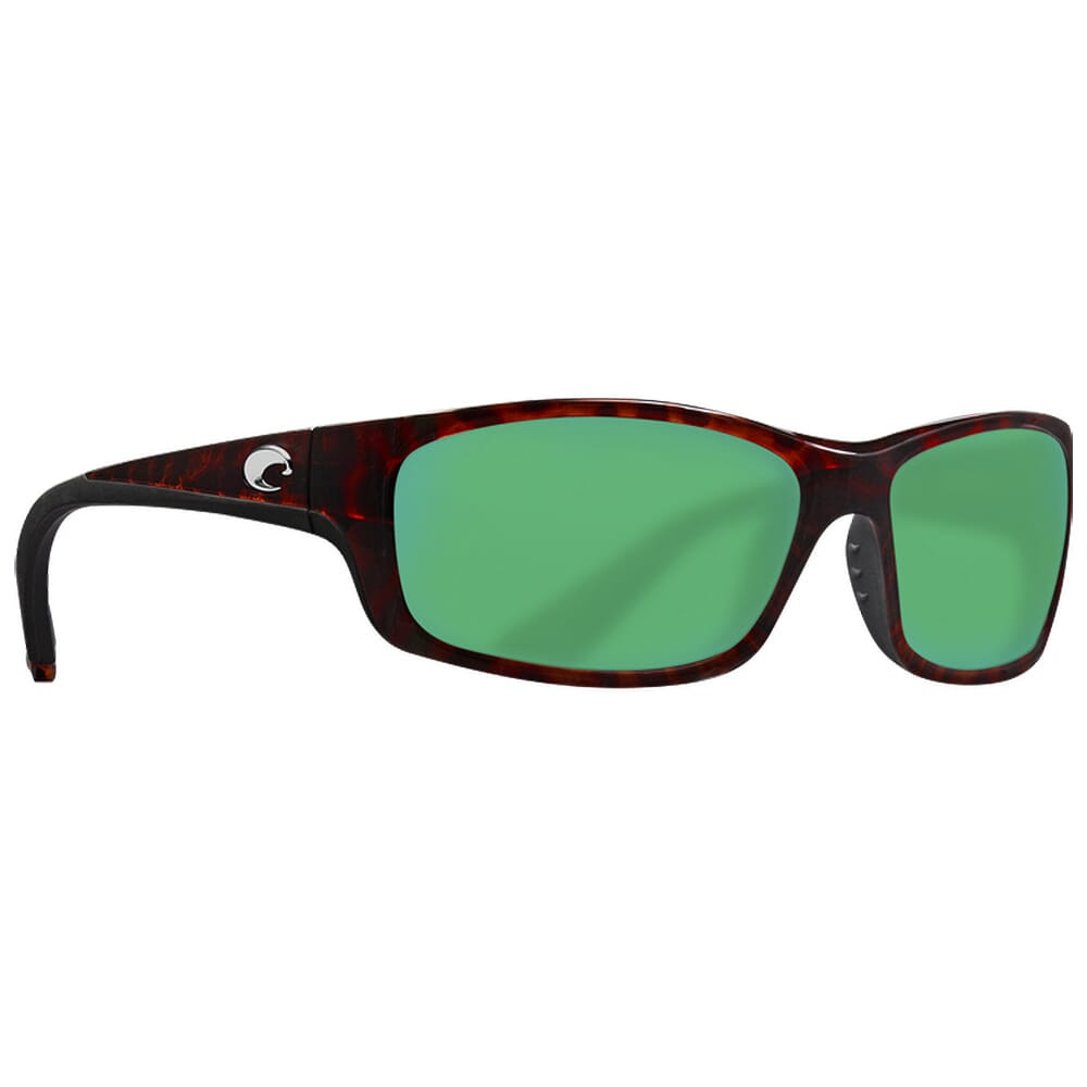 Costa Jose Tortoise Frame Sunglasses w/Green Mirror 580P Lenses 06S9023-90230762