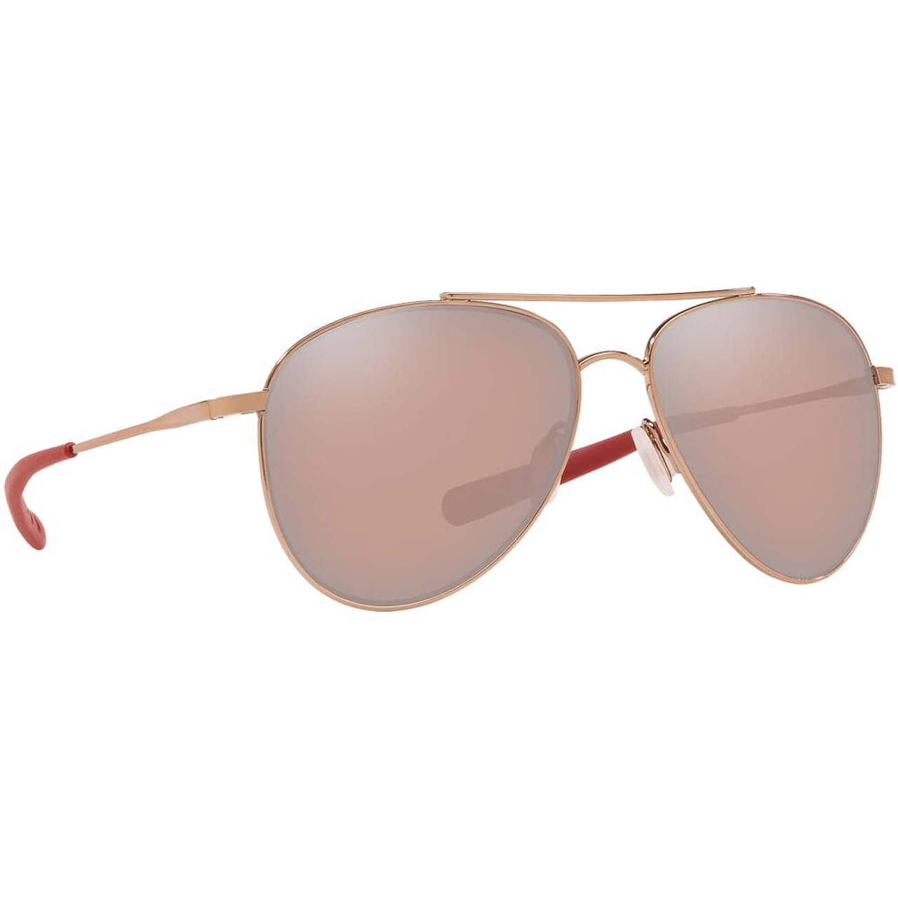 Costa Cook Rose Gold Frame Sunglasses w/Copper Silver Mirror 580P Lenses 06S6005-60050460