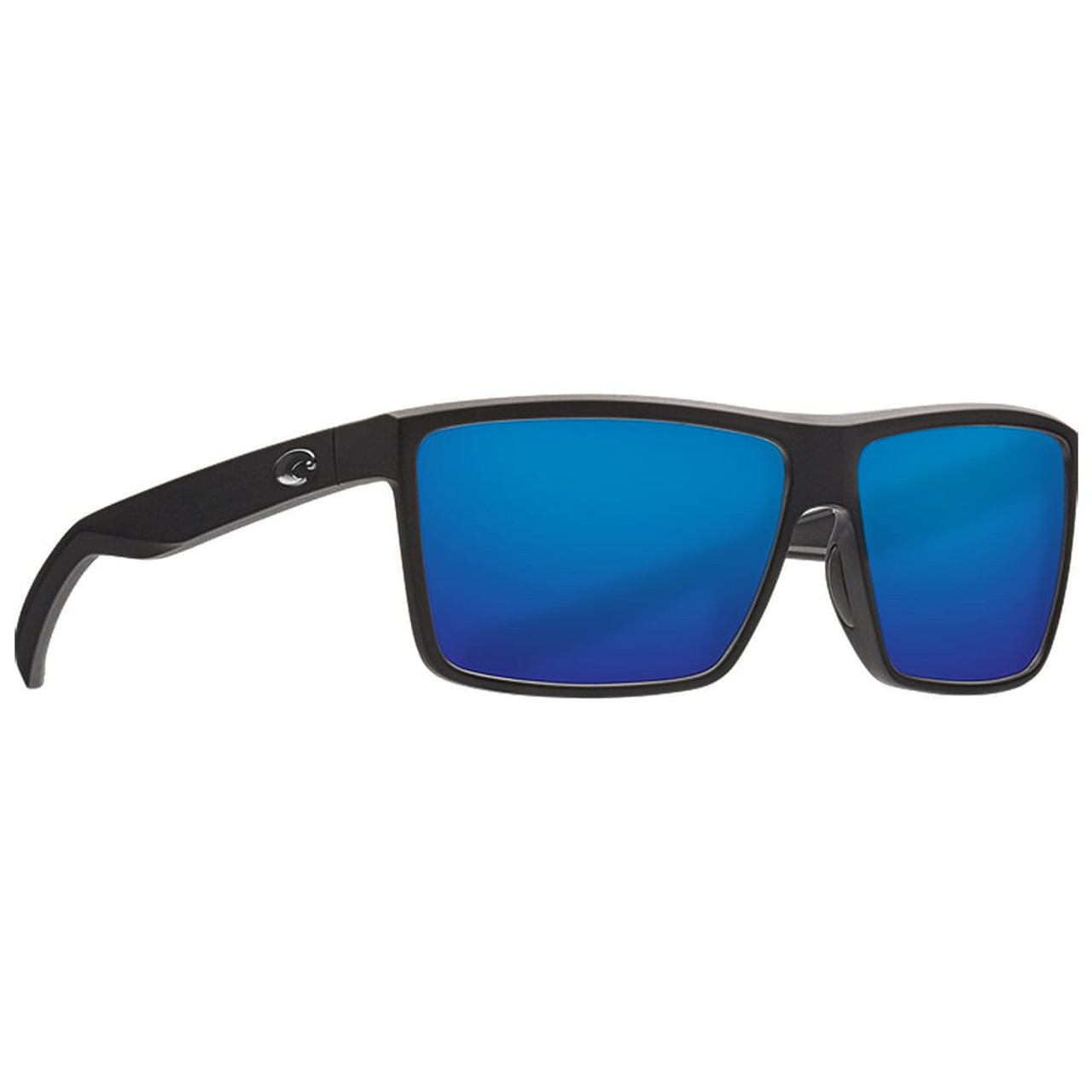 Costa Rinconcito Matte Black Frame Sunglasses w/Blue Mirror 580P Lenses 06S9016-90160960