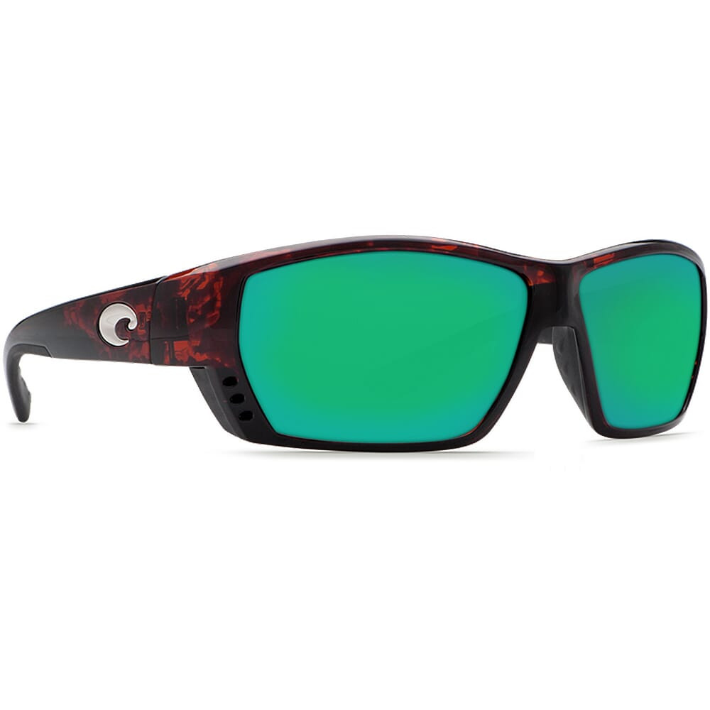Costa Tuna Alley Tortoise Frame Sunglasses w/Green Mirror C-Mate 2.50 Lenses 06S7008-00020662