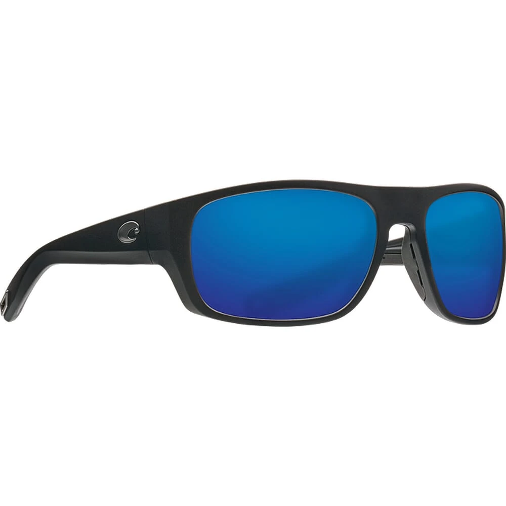 Costa Tico Matte Black Frame Sunglasses w/Blue Mirror 580G Lenses 06S9036-90361760