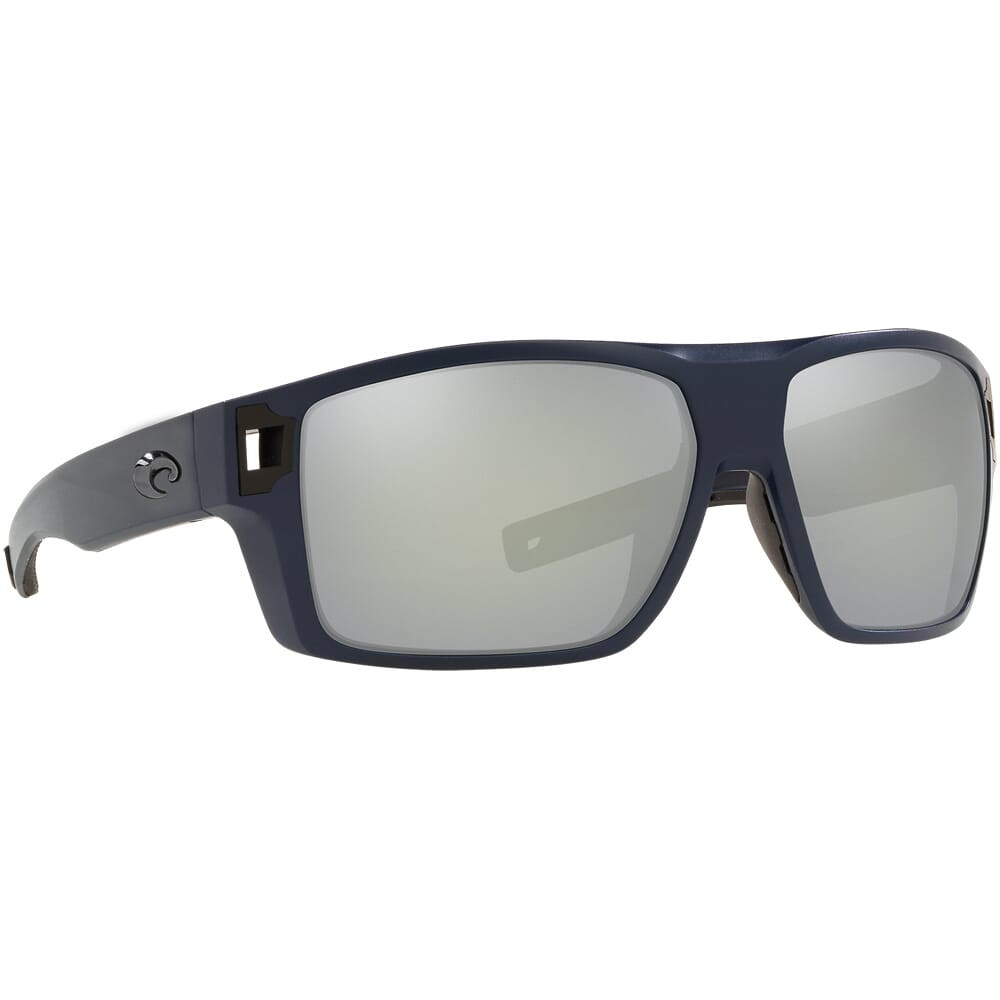 Costa Diego Matte Midnight Blue Sunglasses w/Gray Silver Mirror 580G Lenses 06S9034-90340662