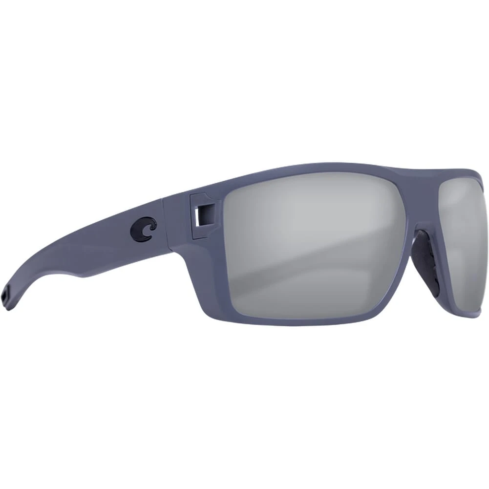Costa Diego Matte Gray Sunglasses w/Gray Silver Mirror 580G Lenses 06S9034-90340962