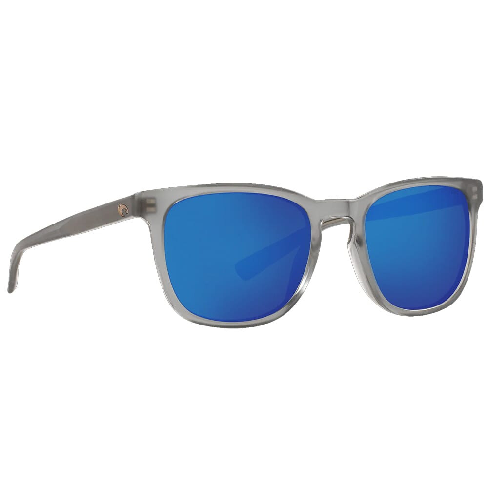 Costa Sullivan Matte Gray Crystal Sunglasses w/Blue Mirror 580G Lenses 06S2002-20020152