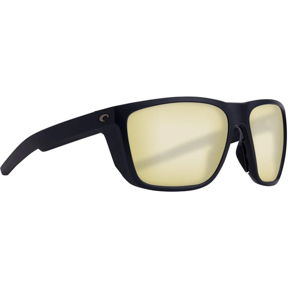 Costa Ferg Matte Black Sunglasses w/Sunrise Silver Mirror 580G Lenses 06S9002-90022859