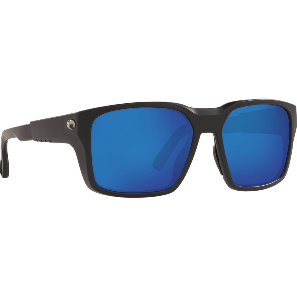 Costa Tailwalker Matte Black Sunglasses w/Blue Mirror 580P Lenses 06S9003-90031556