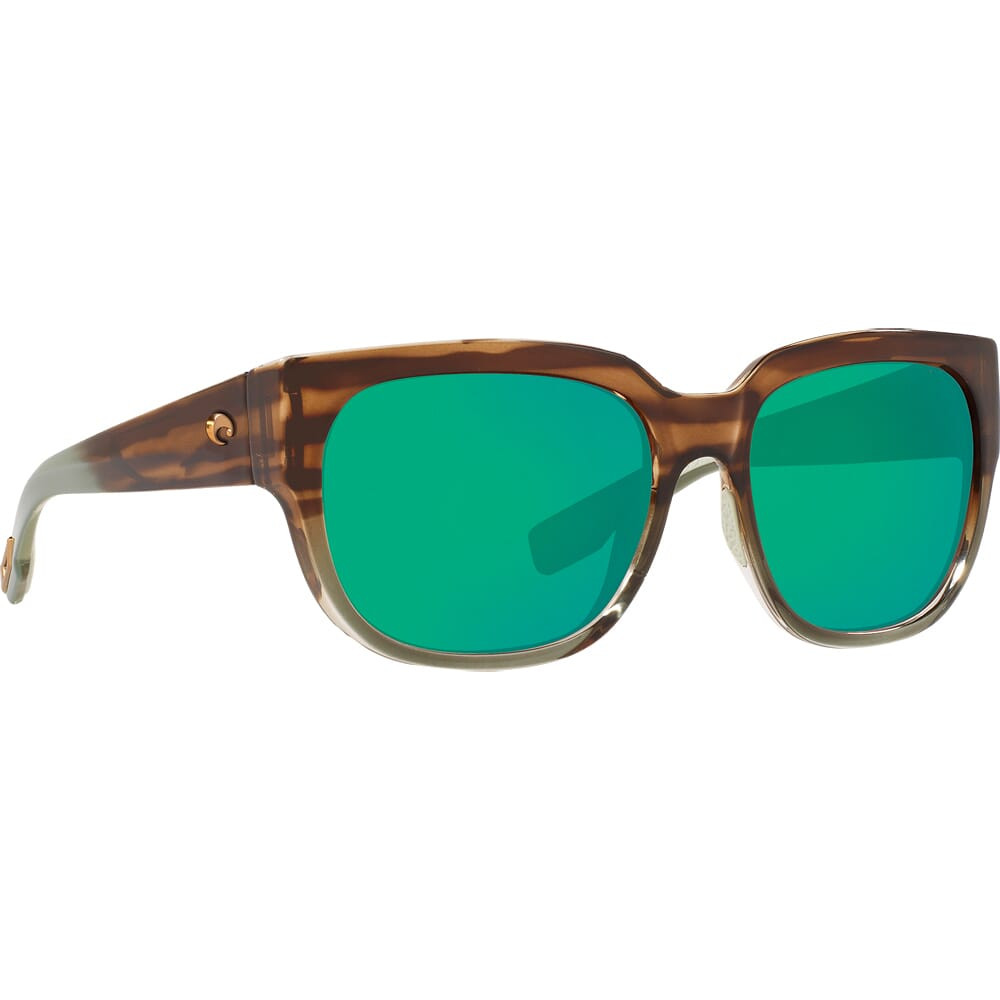 Costa Waterwoman II Shiny Ocean Jade Sunglasses w/Green Mirror 580G Lenses 06S9004-90041258