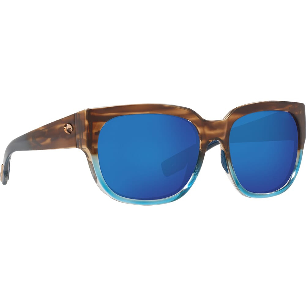 Costa Waterwoman II Shiny Wahoo Sunglasses w/Blue Mirror 580G Lenses 06S9004-90040358