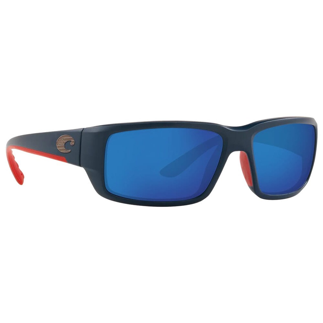 Costa Fantail Matte Freedom Fade Frame Sunglasses w/Blue Mirror 580G Lenses 06S9006-90065459