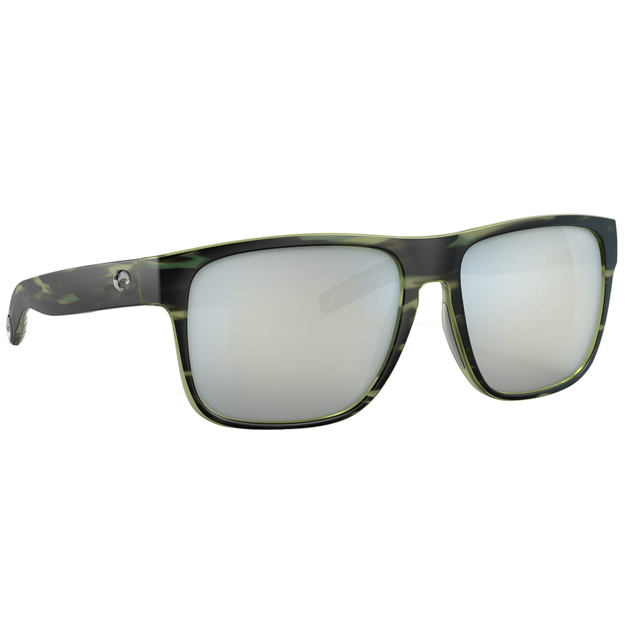 Costa Spearo XL Matte Reef Sunglasses w/Gray Silver Mirror 580P Lenses 06S9013-90131259