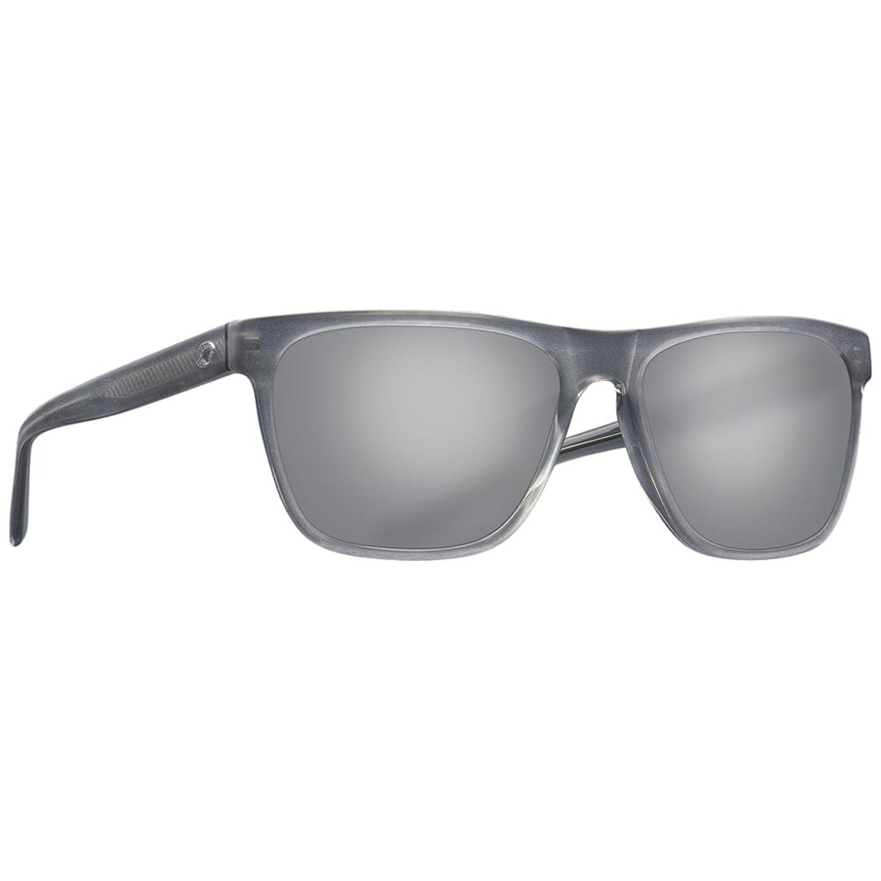 Costa Apalach Matte Gray Crystal Frame Sunglasses w/ Gray Silver Mirror 580G Lenses APA-230-OSGGLP