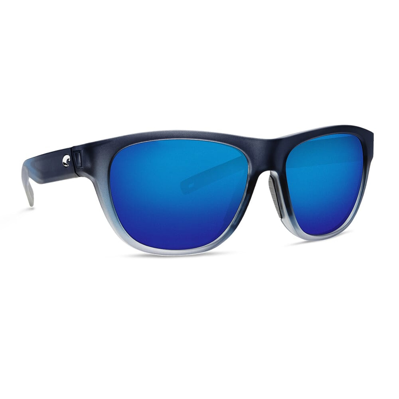 Costa Bayside Bahama Blue Fade Frame Sunglasses w/ Blue Mirror 580G Lenses BAY-193-OBMGLP
