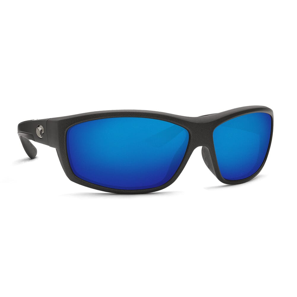 Costa Saltbreak Steel Gray Metallic Frame Sunglasses w/ Blue Mirror 580G Lenses BK-188-OBMGLP