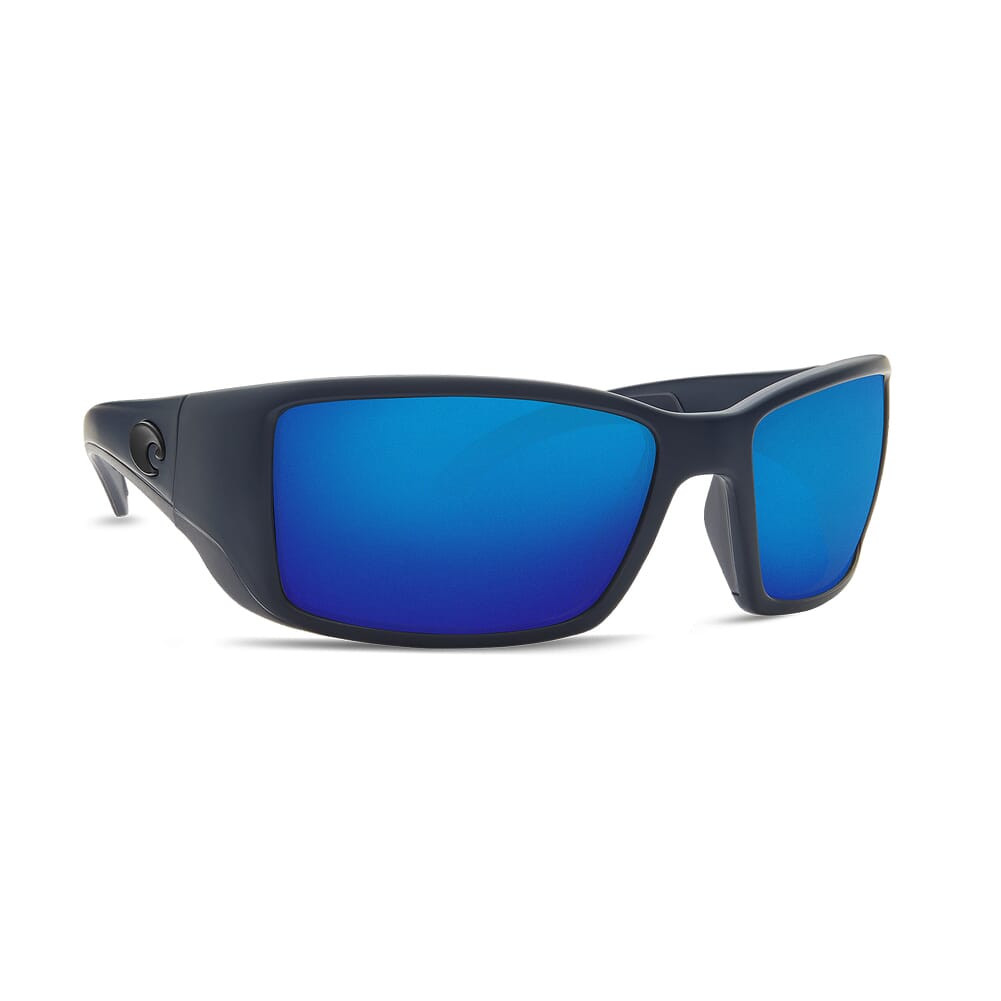 Costa Blackfin Midnight Blue Frame Sunglasses w/ Blue Mirror 580P Lenses BL-14-OBMP