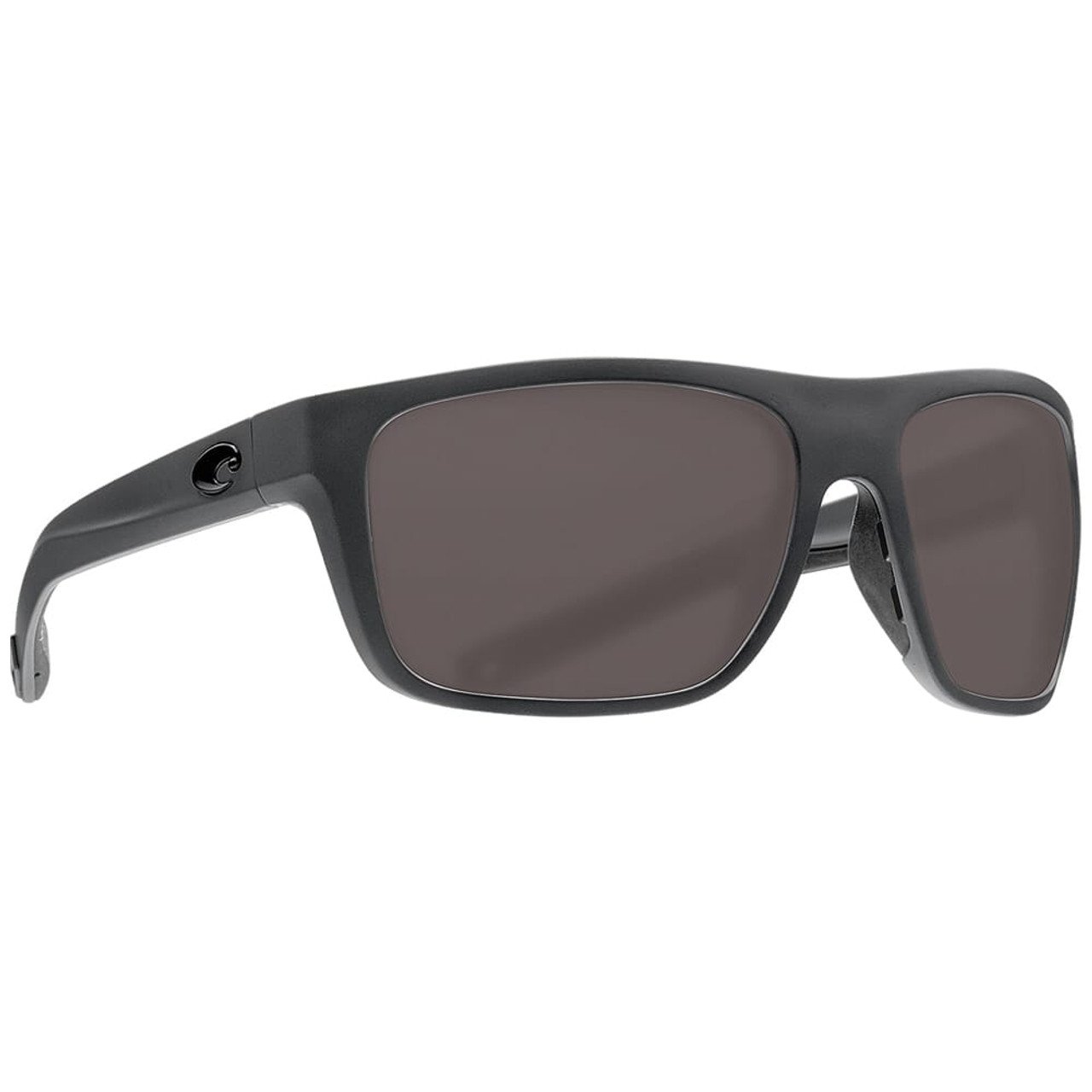 Costa Broadbill Matte Gray Frame Sunglasses w/ Gray 580G Lenses BRB-98-OGGLP