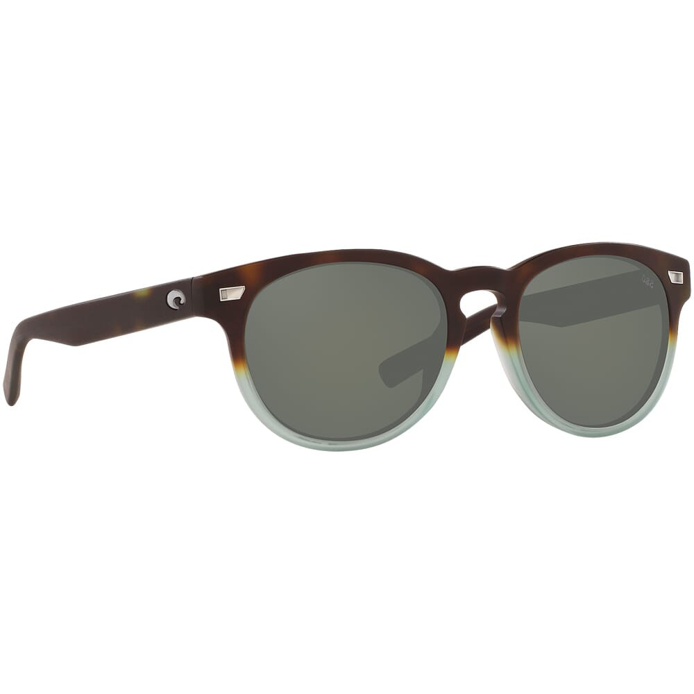Costa Del Mar Matte Tide Pool Frame Sunglasses w/ Gray 580G Lenses DEL-207-OGGLP