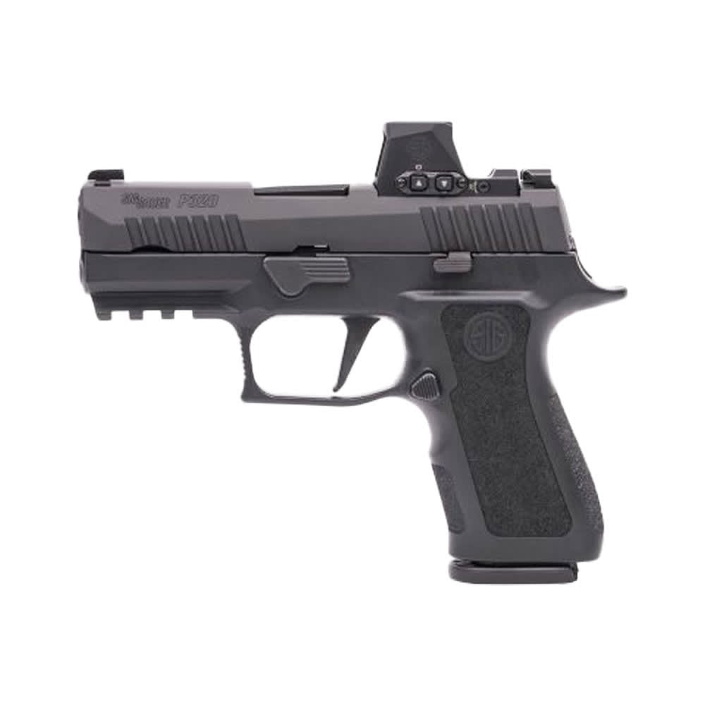Sig Sauer P320 Compact P320 9mm 3.6" Bbl X-Series Blk Striker XRAY3 Mod Poly X Grip Romeo-RS Pro Pistol w/(2)15rd Steel Mags 320XC-9-BXR3P-RS