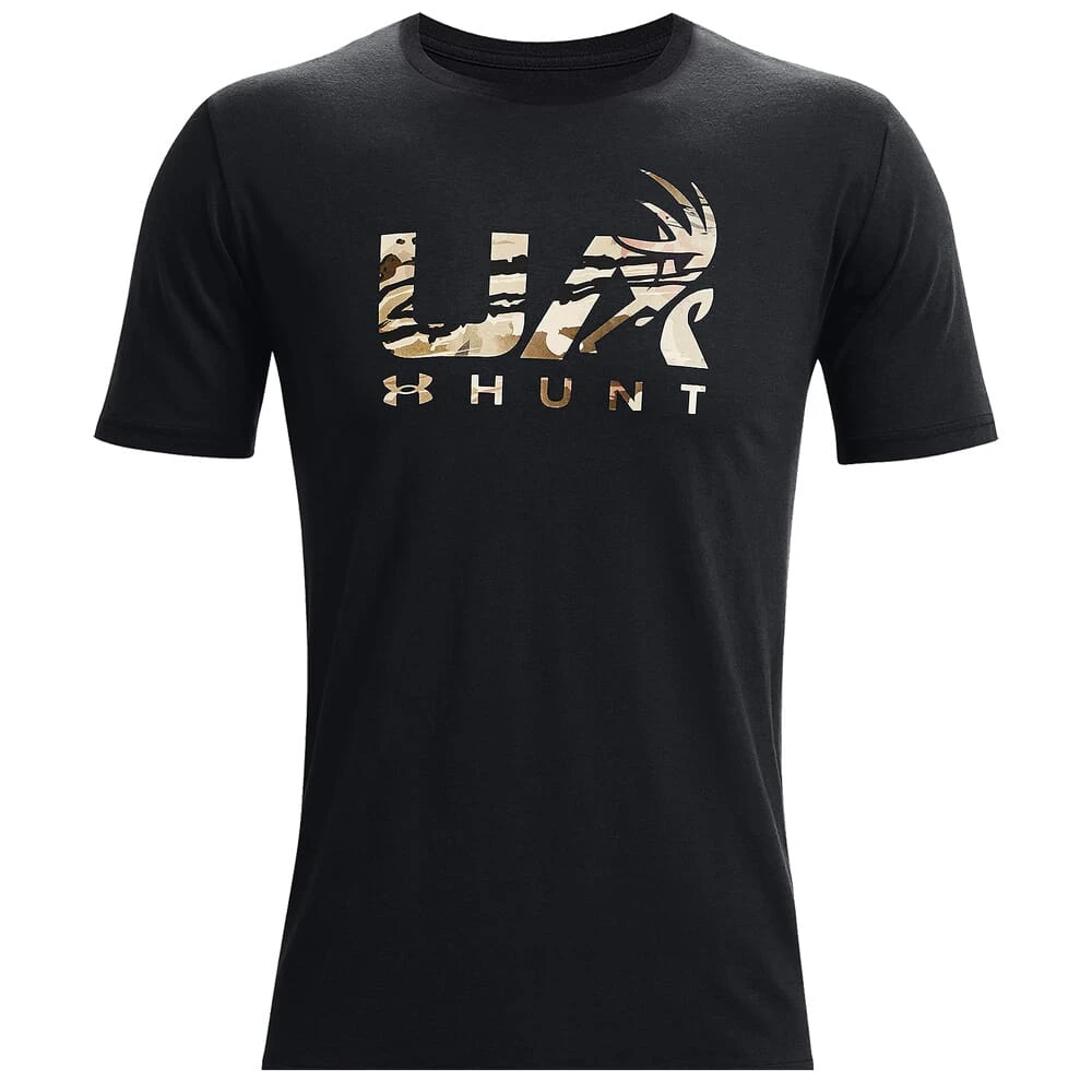 Under Armour Antler Hunt Icon Short Sleeve Tee Black/UA Barren Camo 1366014-001
