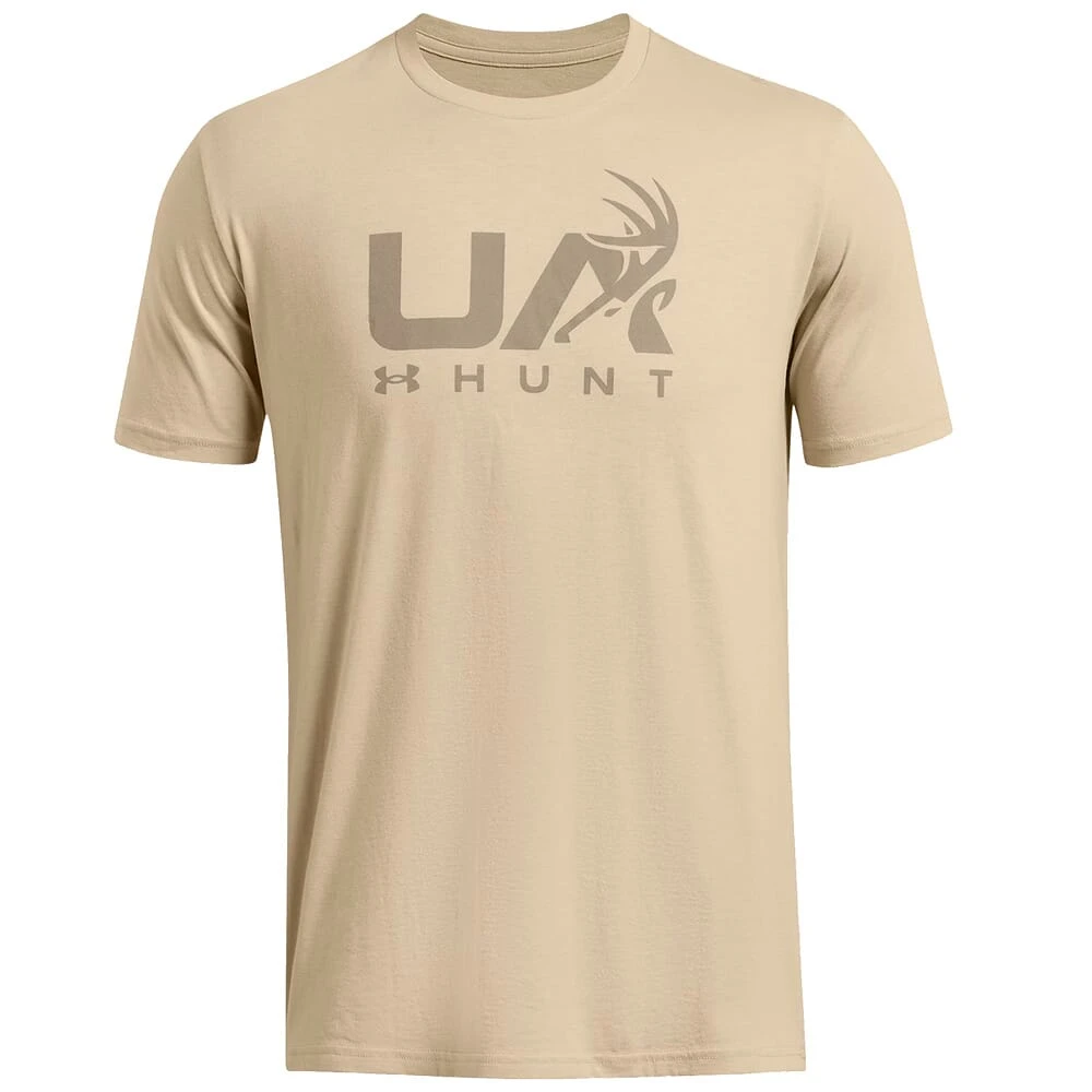 Under Armour Antler Hunt Icon SS Tee Khaki Base 1366014-289