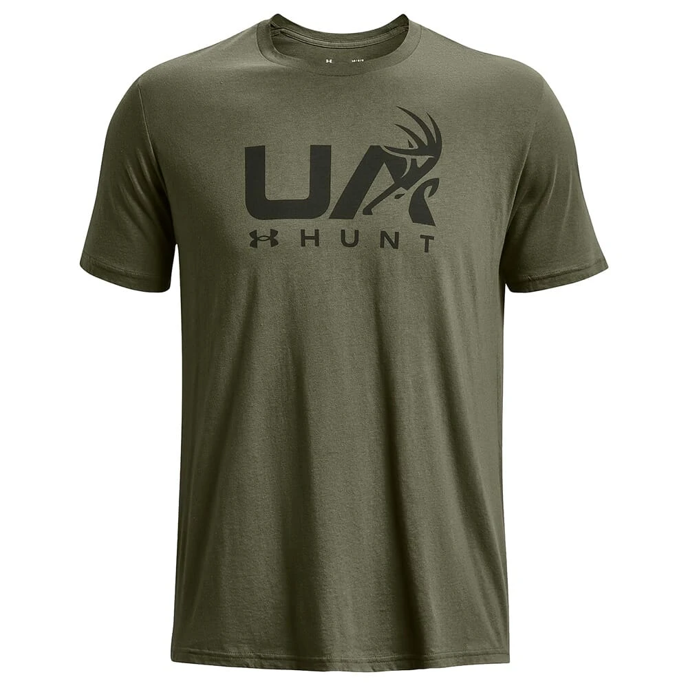 Under Armour Antler Hunt Icon SS Tee Marine OD Green 1366014-391