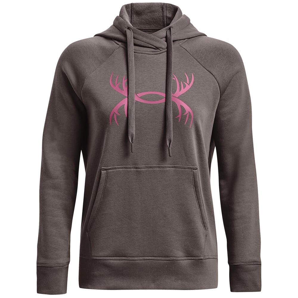 Under Armour Rival Fleece Antler Hoodie Fresh Clay 1388086-176 For