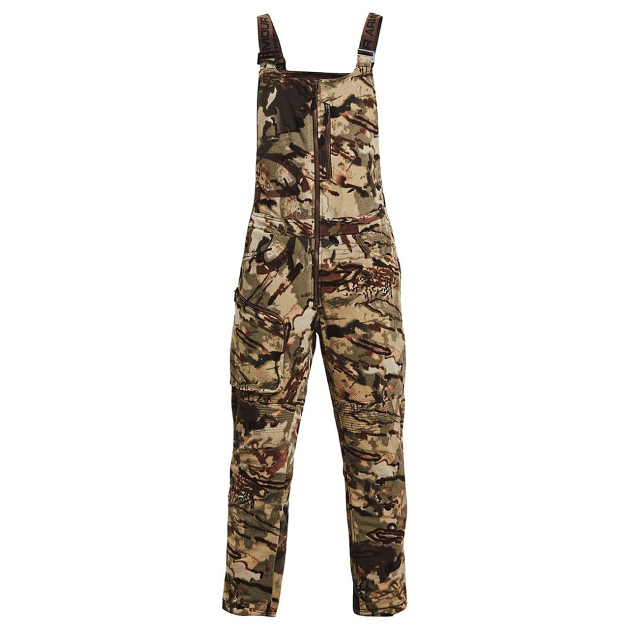 Under Armour Whitetail Rut Windproof Bib UA Forest All Season Camo/Black 1378818-994