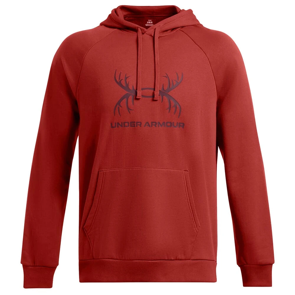 Under Armour Rival Fleece Antler Hoodie Earthen Orange 1388086-840