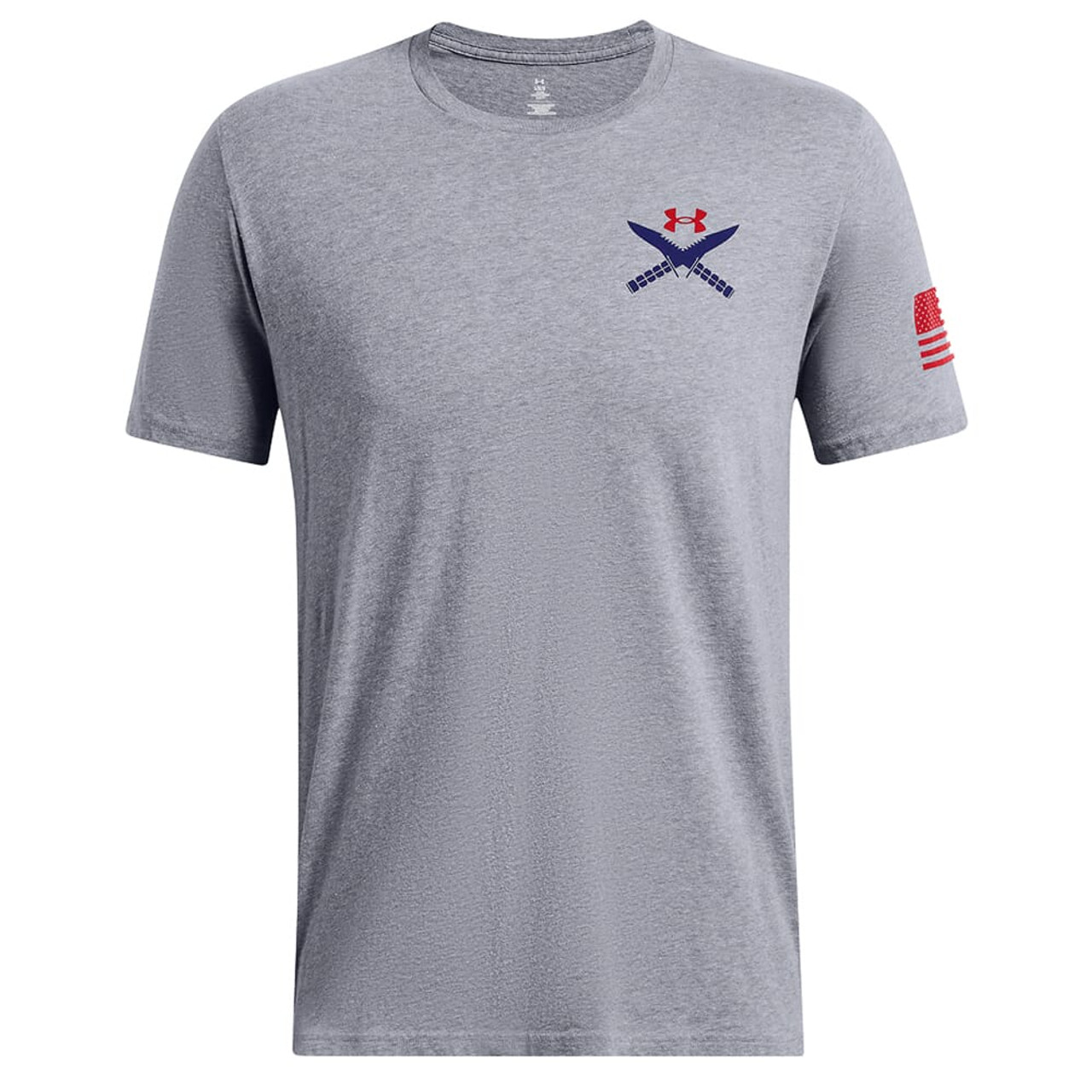 Under Armour Freedom Tac Logo T-Shirt Steel Light Heather 1389463-035