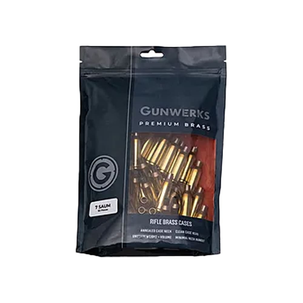 Gunwerks .30 Nosler Unprimed Brass Casings (50/Box) AY-F3091G-50