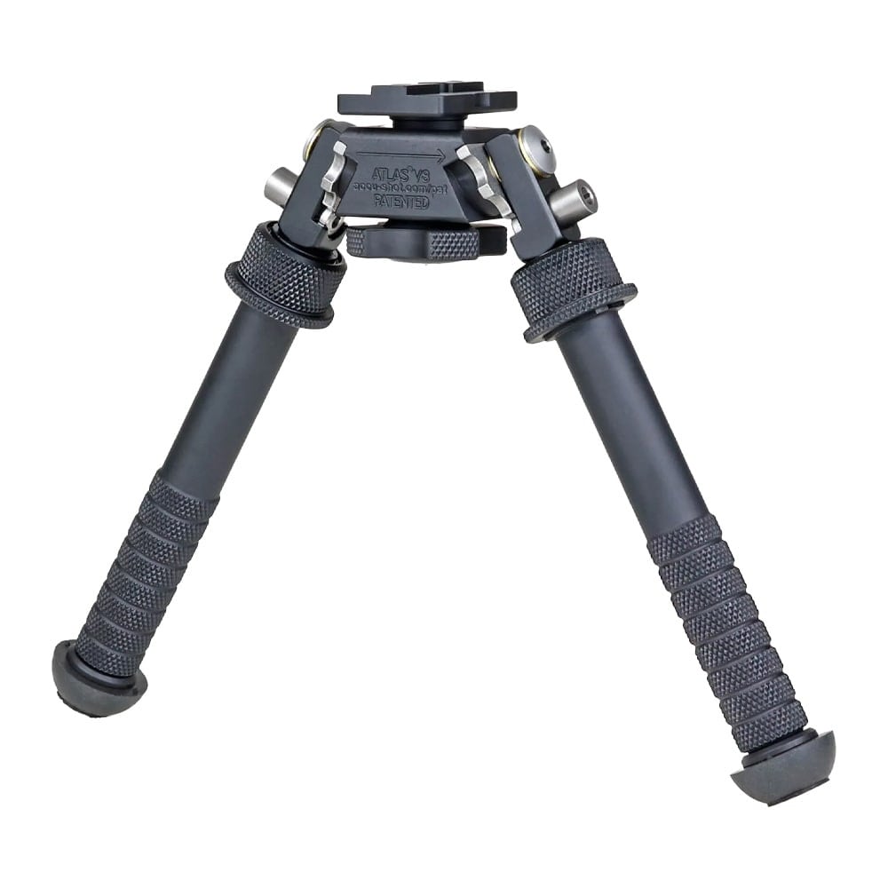 B&T Industries Atlas BT10-NC V8 Bipod PLUS Really Right Stuff BTC-Pro Dual ARCA/Picatinny Clamp (Installed) BT10-NC-RRS-9000144