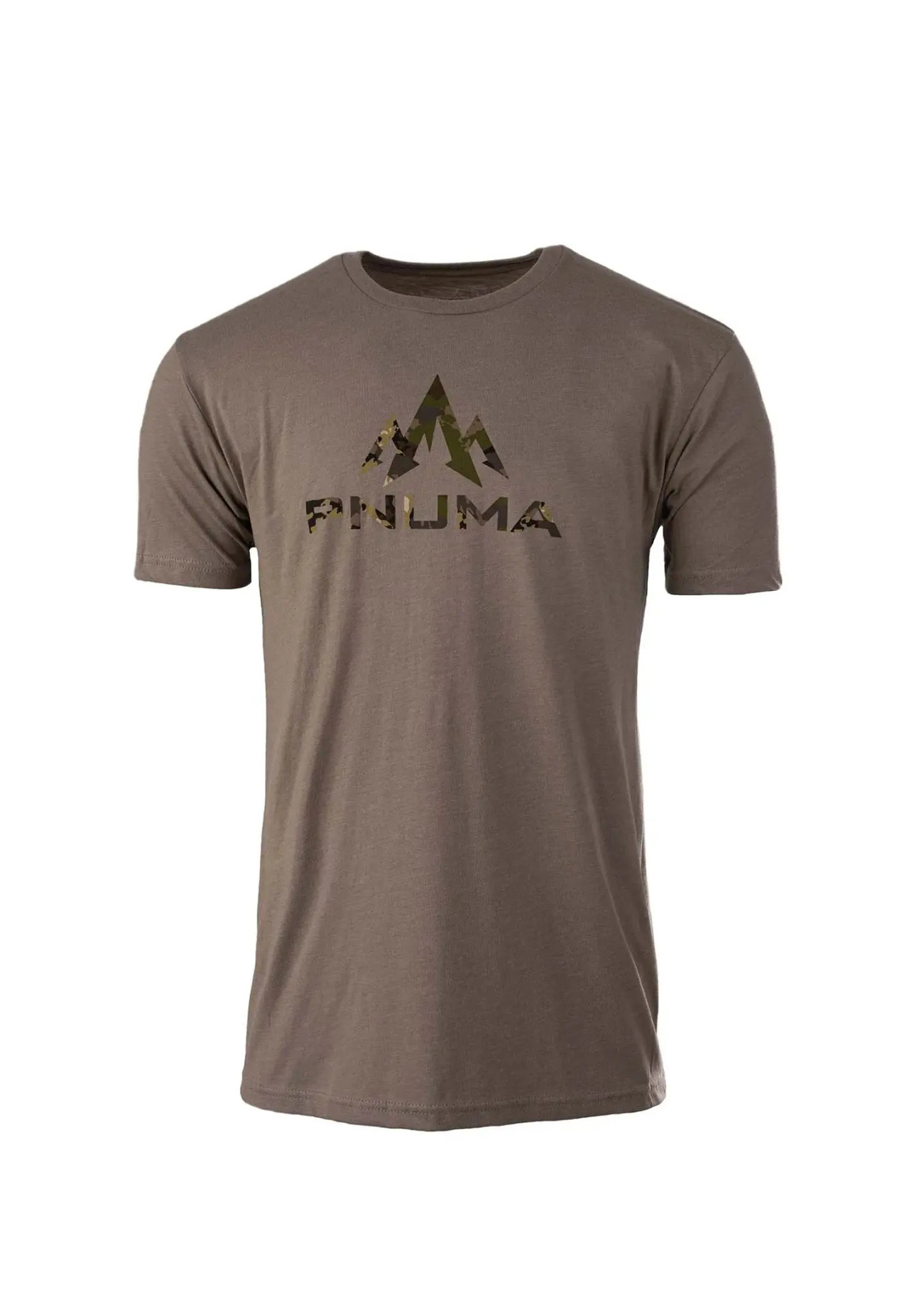 Pnuma Outdoors Lifestyle Caza Logo Tee Gray LS-TS-CL