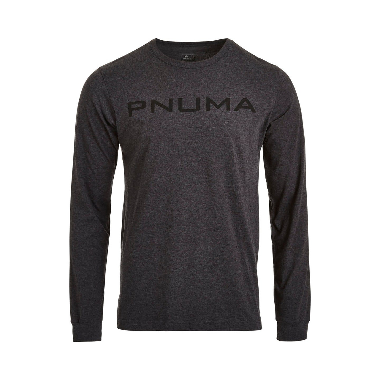 Pnuma Outdoors Side Swipe Long Sleeve Tee Shirt Dark Grey LS-TS-SS-DG
