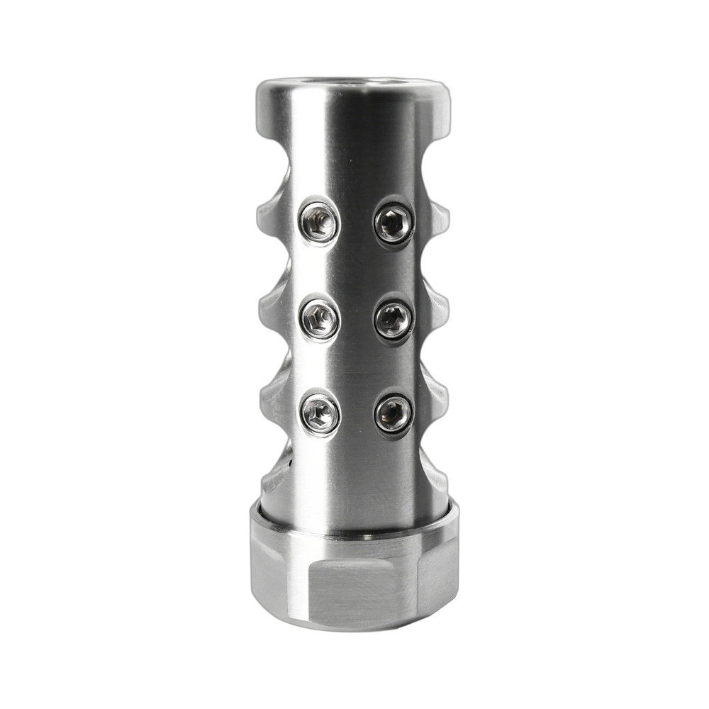 American Precision Arms Gen 4 Micro Bastard 1/2x28 .30 Cal Stainless Self Timing Muzzle Brake G4M1230S