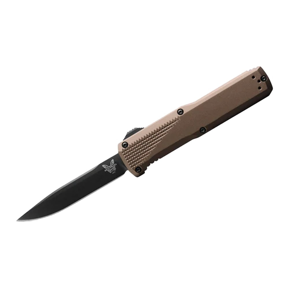Benchmade Phaeton Out-the-Front Auto Dark Earth Aluminum Knife 4600DLC-1