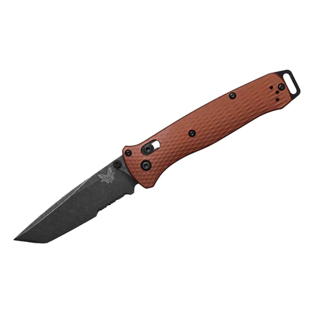 Benchmade Bailout AXIS Serrated Tanto Burnt Copper Aluminum SBK Knife 537SBK-07