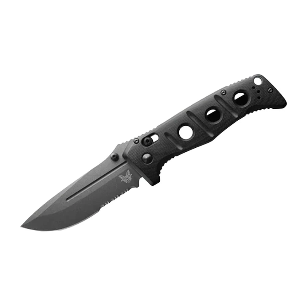 Benchmade Sibert Adamas AXIS Stud Drop-Point Black G10 Knife 275SGY-1
