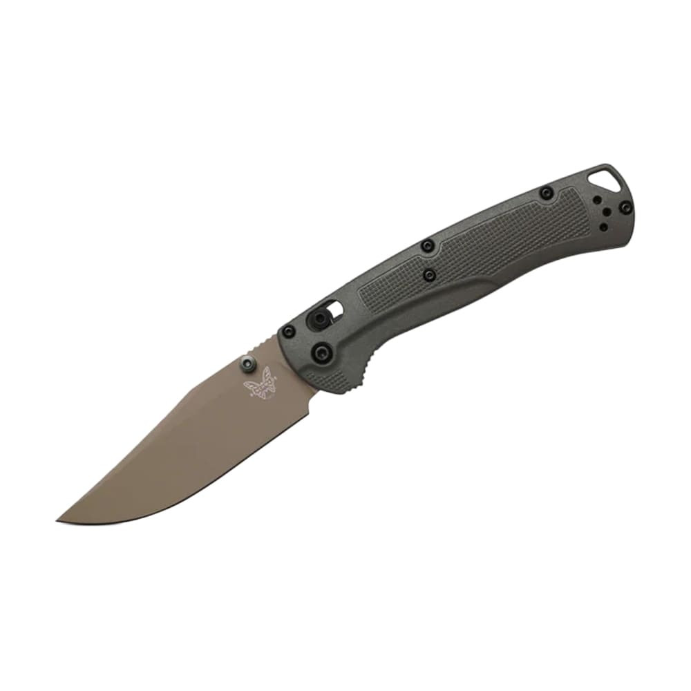 Benchmade Taggedout AXIS Clip-Point Deep Olive Grivory Knife 15536TN-02
