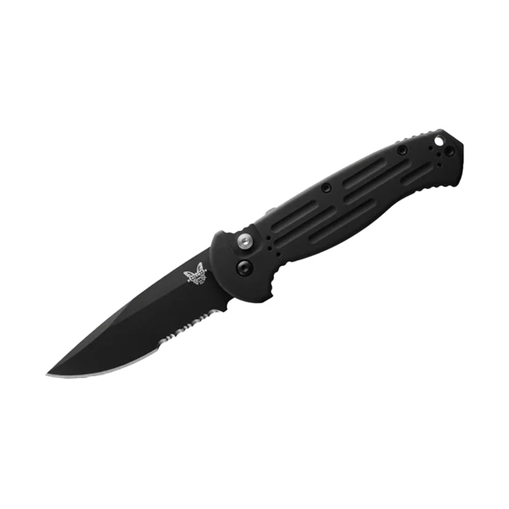 Benchmade AFO II Auto Drop-Point Black Aluminum Knife 9051SBK