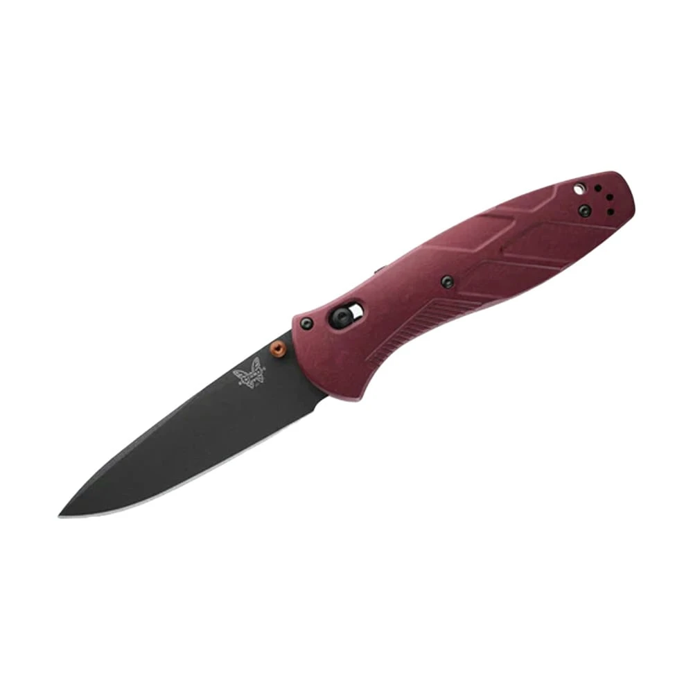 Benchmade Barrage Drop-Point S30V Stainless Steel (58-60HRC) Blade AXIS Assist Redstone Richlite Handle Knife 581BK-04