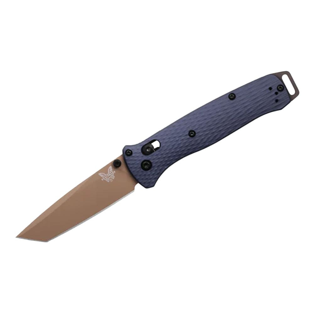 Benchmade Bailout AXIS Tanto Crater Blue Aluminum Knife 537FE-02