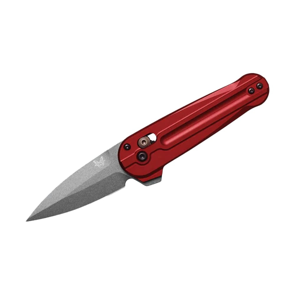 Benchmade Lowden AXIS Flipper Spear-Point Phoenix Red Aluminum Knife 491GY-01